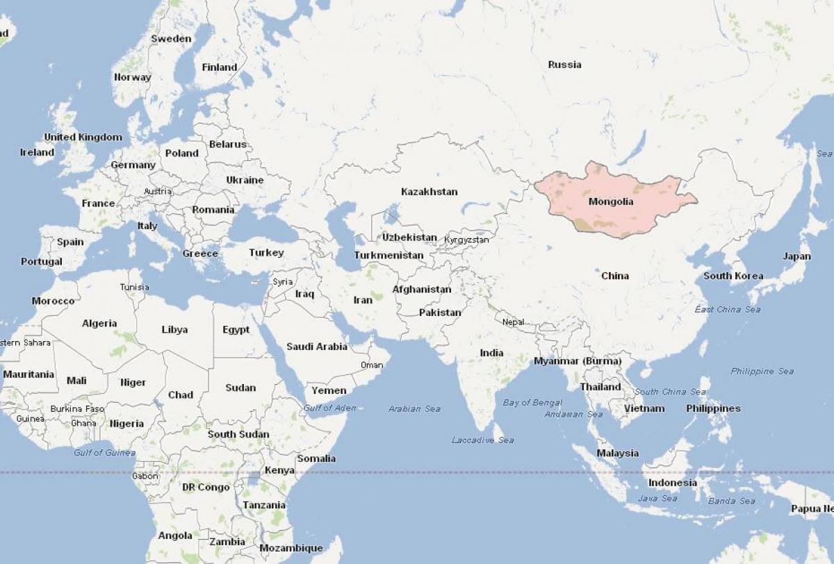 地図モンゴルの地図アジア