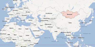 地図モンゴルの地図アジア